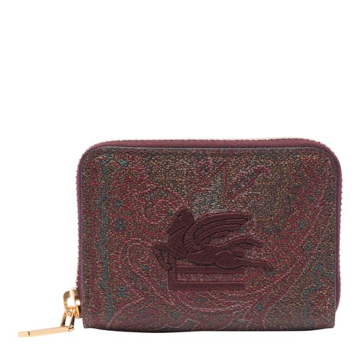 Etro Zip Around Paisley Wallet - Etro - Modalova