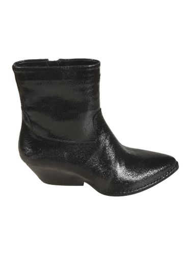 Del Carlo Crack Lame Boots - Del Carlo - Modalova