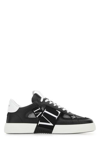 Black Leather Vl7n Sneakers - Valentino Garavani - Modalova