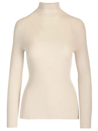 Ribbed Lurex Turtleneck - Fabiana Filippi - Modalova