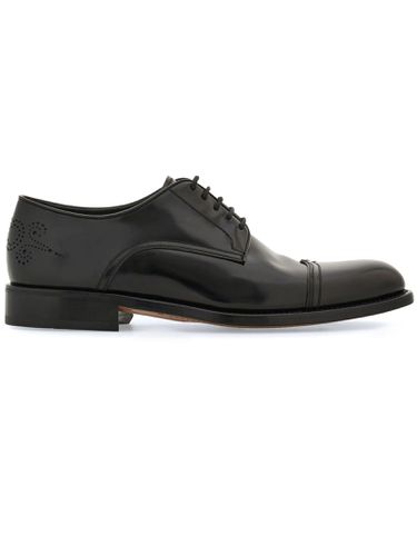 Calf Leather Derby Shoes - Ferragamo - Modalova