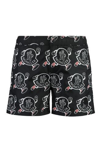 Moncler Printed Swim Shorts - Moncler - Modalova