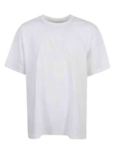 Burberry White Cotton T-shirt - Burberry - Modalova