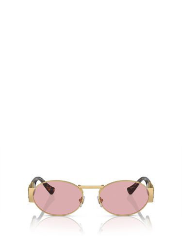 Ve2264 Matte Gold Sunglasses - Versace Eyewear - Modalova