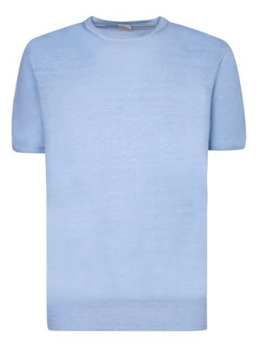 Lino Blue Linen T-shirt - 120% Lino - Modalova