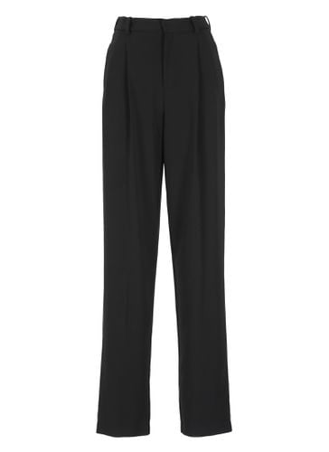 Pleated Tapered Trousers - Elisabetta Franchi - Modalova