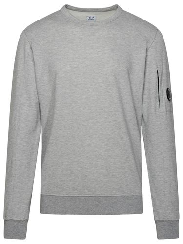 C. P. Company light Fleece Grey Cotton Sweatshirt - C.P. Company - Modalova