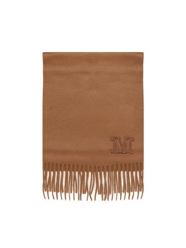 Dalia Rectangular Scarf With Logo Detail - Max Mara - Modalova