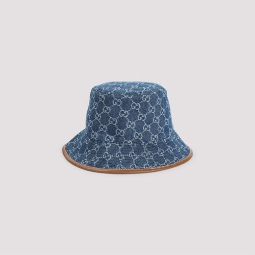 Gucci Denim Gg Fedora Hat - Gucci - Modalova