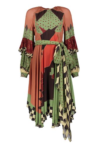 Etro Silk Asymmetric Dress - Etro - Modalova