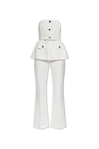 Self-portrait Strech Crepe Jumpsuit - self-portrait - Modalova