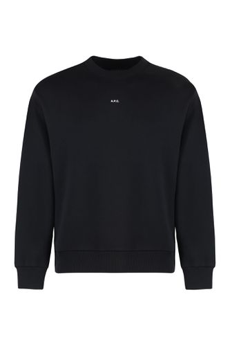 A. P.C. Boxy Micro Logo Cotton Crew-neck Sweatshirt - A.P.C. - Modalova