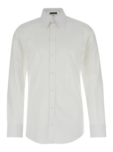 Pointed Collar Shirt In Cotton Man - Dolce & Gabbana - Modalova