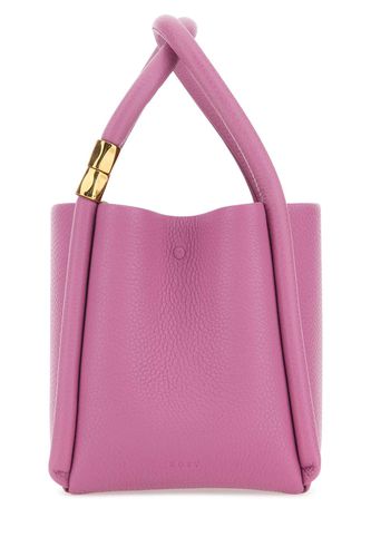 Dark Pink Leather Lotus 12 Handbag - BOYY - Modalova