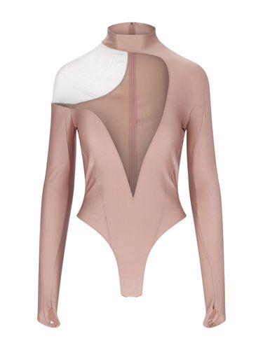 Mugler asymmetric Illusion Bodysuit - Mugler - Modalova