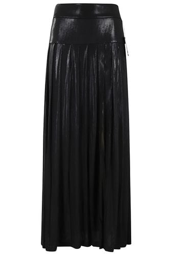 Pleated Long Skirt With Slit - Norma Kamali - Modalova