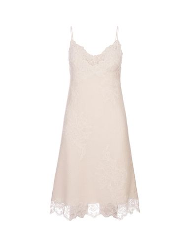 Short Lingerie Dress With Lace - Ermanno Scervino - Modalova