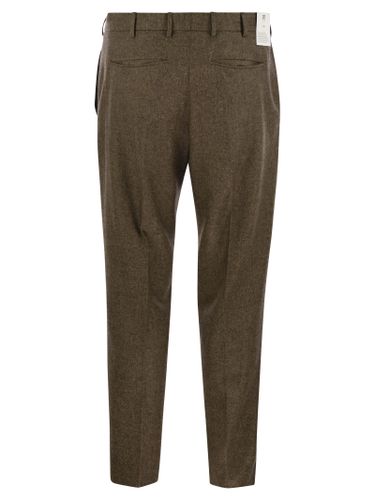 Rebel - Wool And Silk Flannel Trousers - PT Torino - Modalova