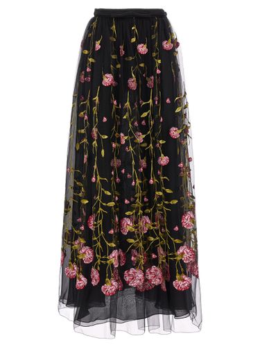 Floral Embroidery Skirt - Giambattista Valli - Modalova