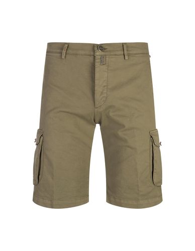 Military Cargo Bermuda Shorts - Kiton - Modalova