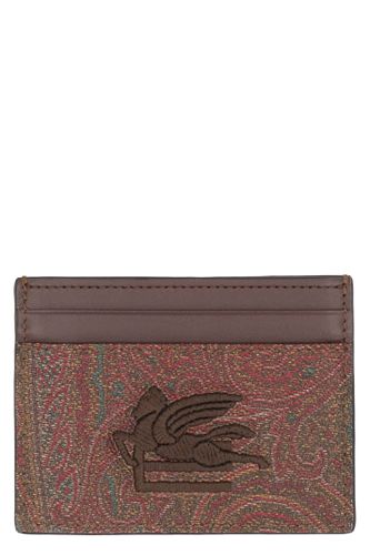 Etro Coated Canvas Card Holder - Etro - Modalova