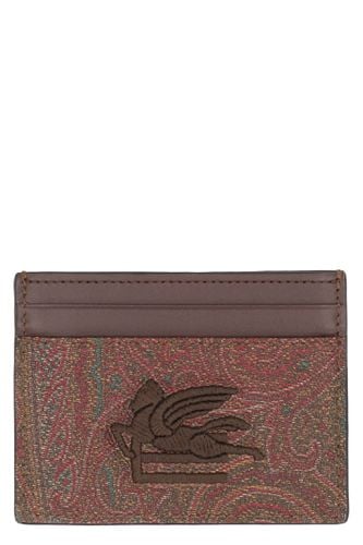 Etro Coated Canvas Card Holder - Etro - Modalova