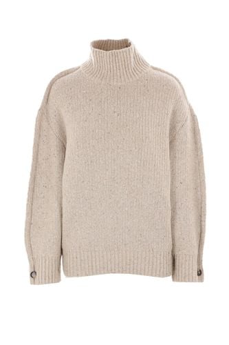 High Neck Ribbed Jumper - Bottega Veneta - Modalova