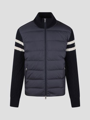 Moncler Padded Wool Zip-up Cardigan - Moncler - Modalova