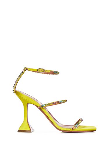 Gilda Sandal Satin Sandals - Amina Muaddi - Modalova