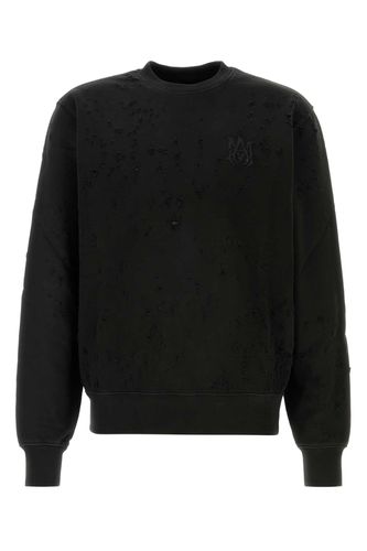 AMIRI Black Cotton Sweatshirt - AMIRI - Modalova