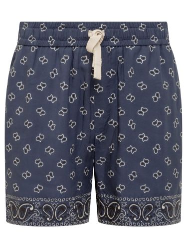 Palm Angels Paisley Shorts - Palm Angels - Modalova