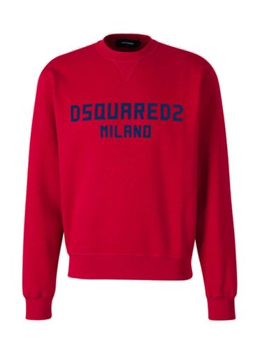 Logo Printed Crewneck Sweatshirt - Dsquared2 - Modalova