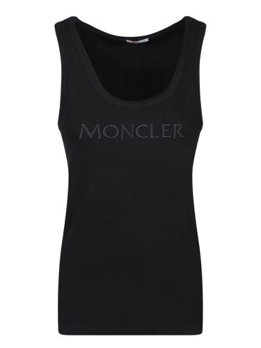 Moncler Black Tank Top - Moncler - Modalova