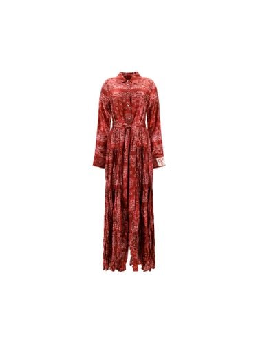 Golden Goose Burgundy Viscose Dress - Golden Goose - Modalova