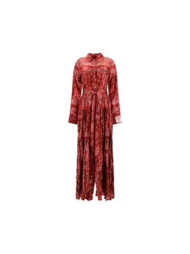 Golden Goose Burgundy Viscose Dress - Golden Goose - Modalova