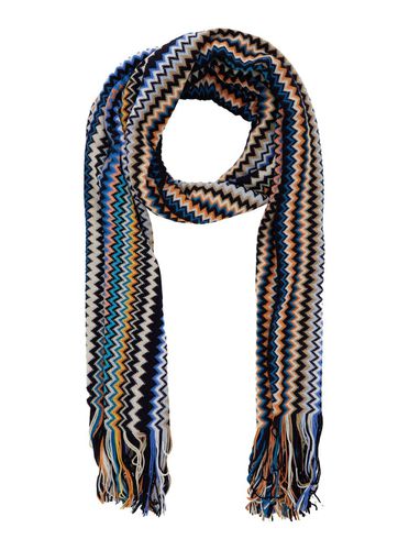 Zigzag Woven Fringed Edge Scarf - Missoni - Modalova