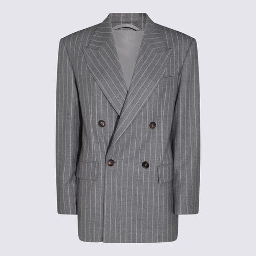 Brunello Cucinelli Grey Wool Blazer - Brunello Cucinelli - Modalova