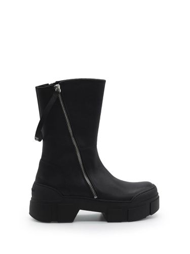 Leather Zip Ankle Boot - Vic Matié - Modalova