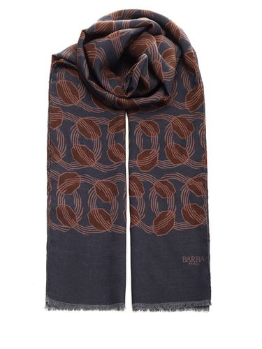 Wool And Cashmere Scarf - Barba Napoli - Modalova