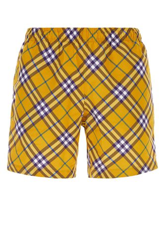 Printed Polyester Swimming Shorts - Burberry - Modalova