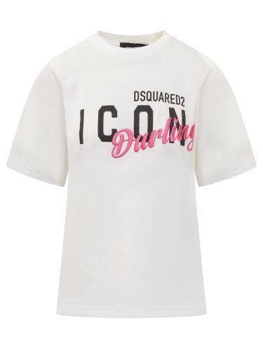 Dsquared2 T-shirt With Logo - Dsquared2 - Modalova