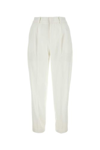 White Stretch Polyester Pant - PT Torino - Modalova