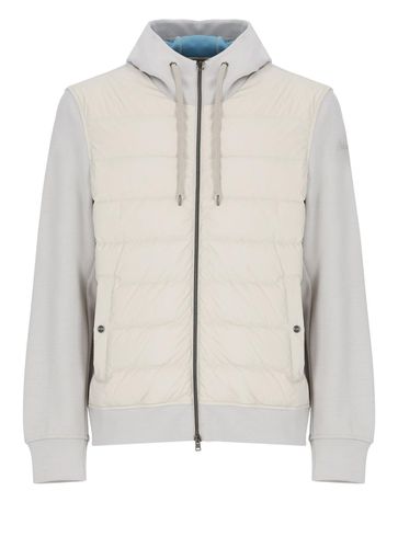 Zip-up Hooded Drawstring Down Jacket Down Jacket - Herno - Modalova