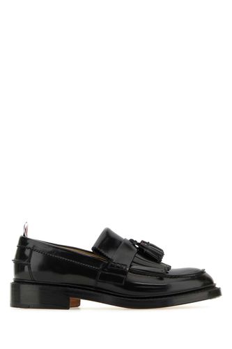 Thom Browne Black Leather Loafers - Thom Browne - Modalova