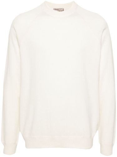 Herno Chalk White Cashmere Jumper - Herno - Modalova