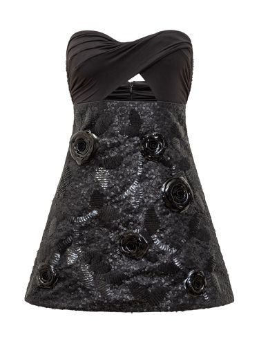 Dress With Floral Decoration - Des Phemmes - Modalova