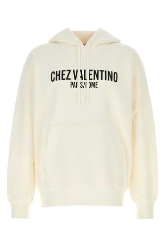 Ivory Cotton Sweatshirt - Valentino Garavani - Modalova