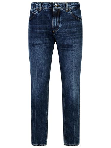 Dolce & Gabbana Blue Cotton Jeans - Dolce & Gabbana - Modalova