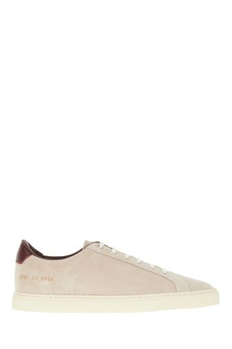 Light Grey Suede Retro Sneakers - Common Projects - Modalova