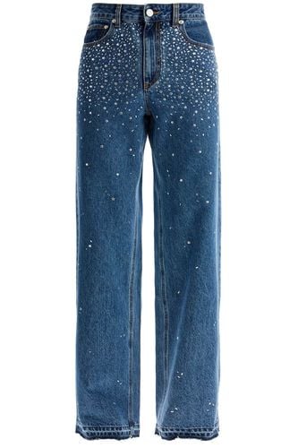 Baggy Jeans With Applique - Alessandra Rich - Modalova